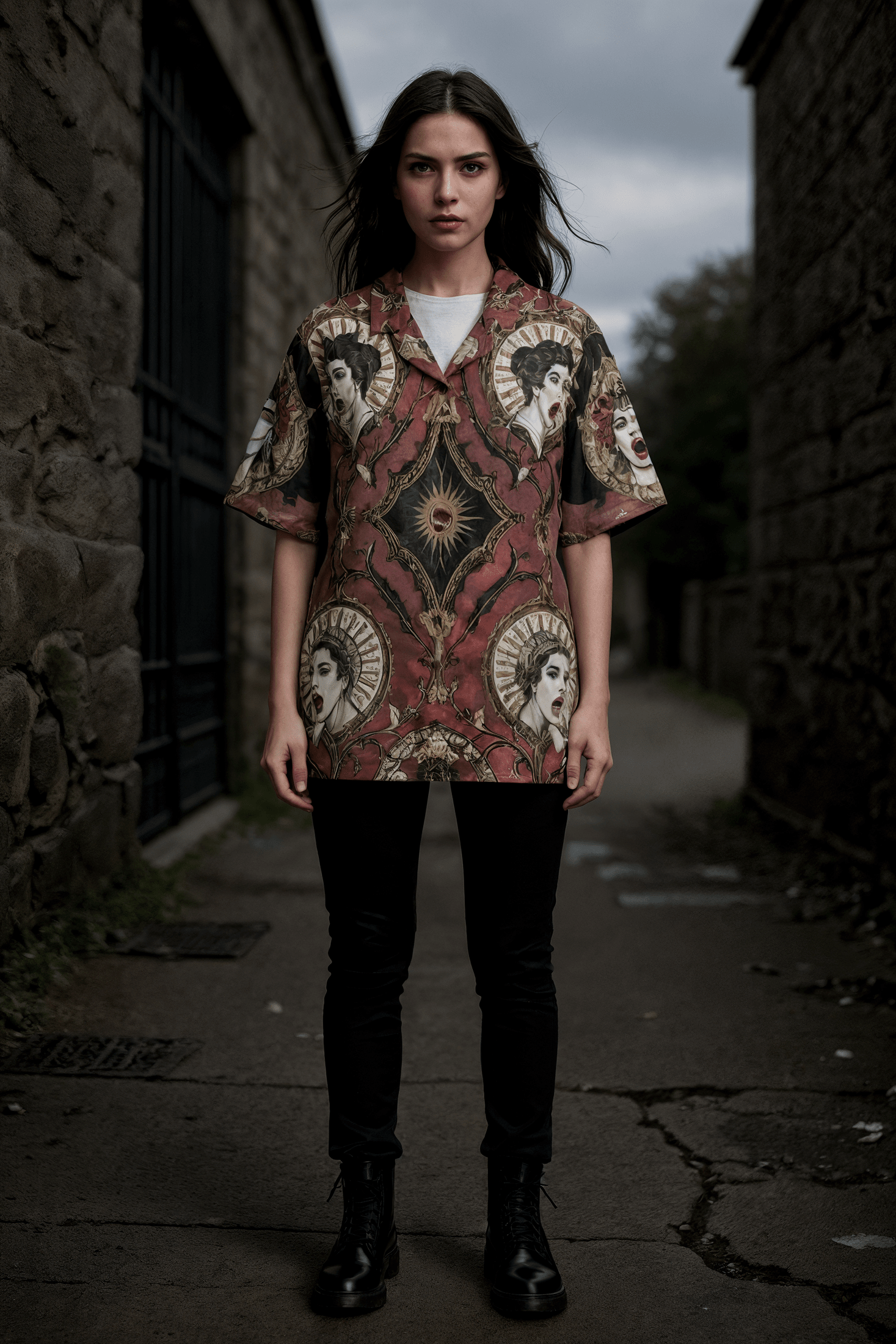 SCREAM by Riffhaus - Women's Hawaii Shirt | Rayon - Florence + The Machine Riff