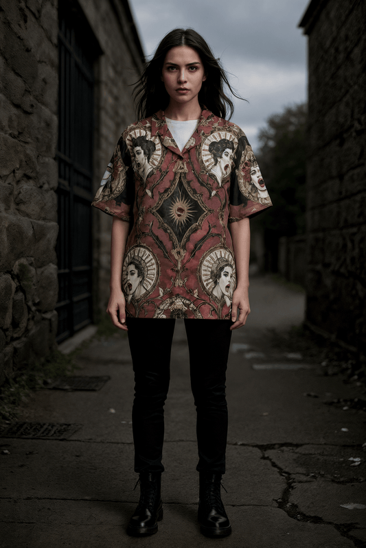 SCREAM by Riffhaus - Women's Hawaii Shirt | Rayon - Florence + The Machine Riff