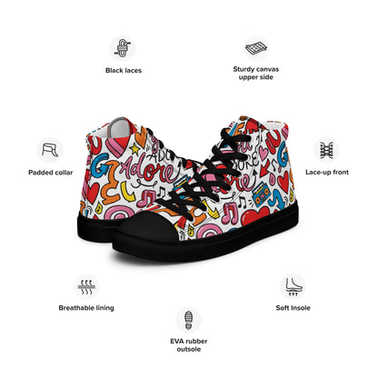 ME - high top canvas shoes [women's size] - Rachel Chinouriri Riff