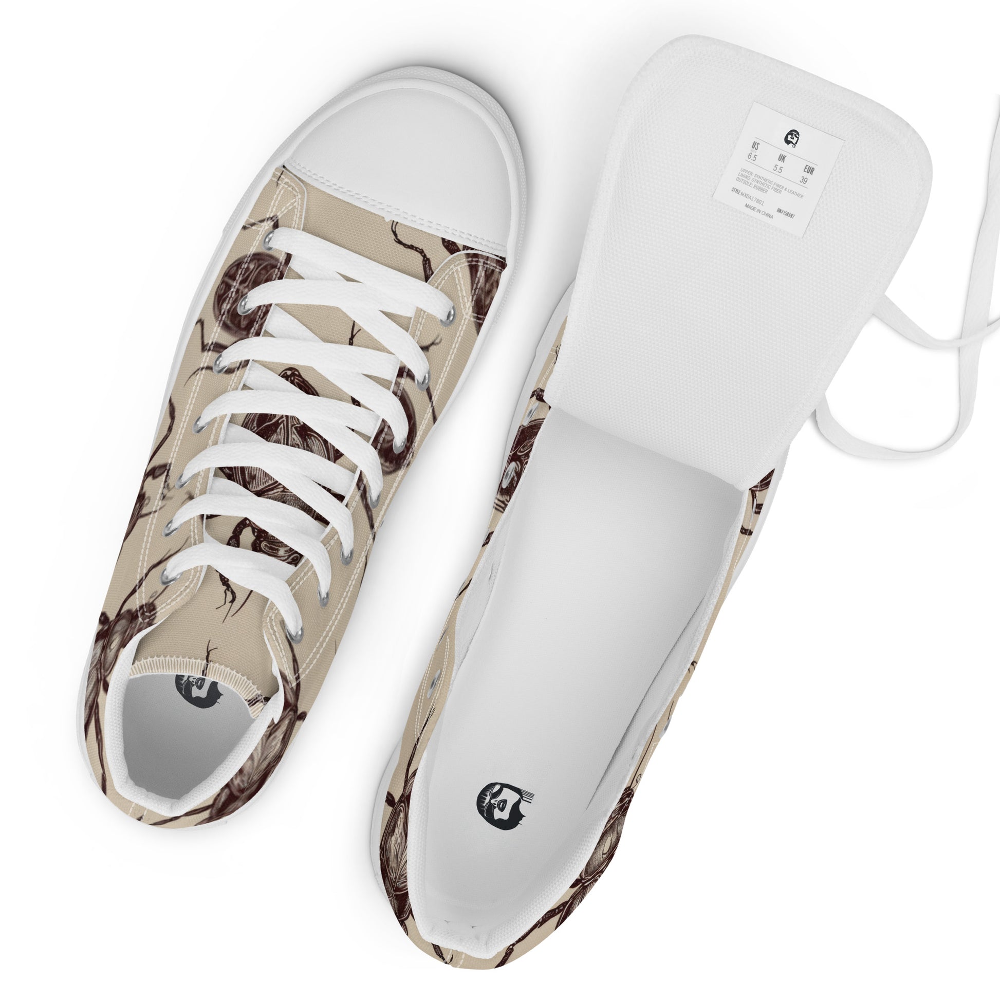 BUG by Riffhaus - Women’s high top canvas shoes - Sofia Isella Riff