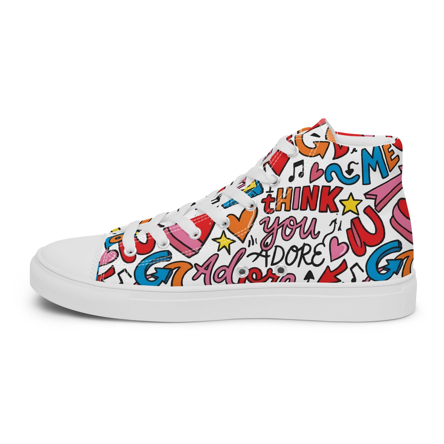 ME - high top canvas shoes [women's size] - Rachel Chinouriri Riff